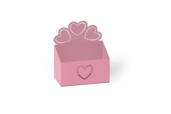 3 Cut Out Hearts Tray Favour Box SVG PDF: Streamlining Creative Packaging Workflows
