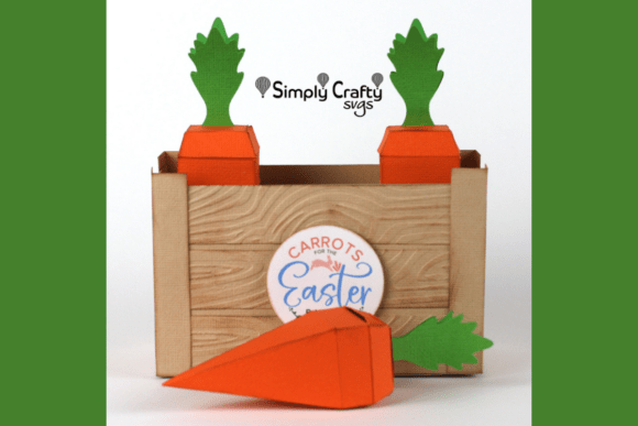 Carrot Patch SVG: Creative 3D Treat Boxes