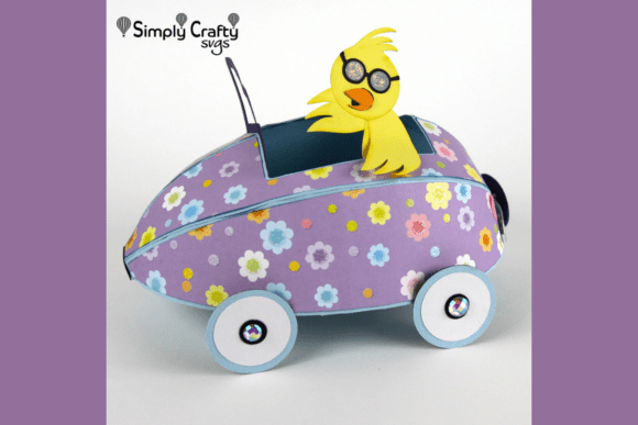 Chick Magnet Car SVG: Integrating Whimsical 3D Paper Crafts into Seasonal Workflows