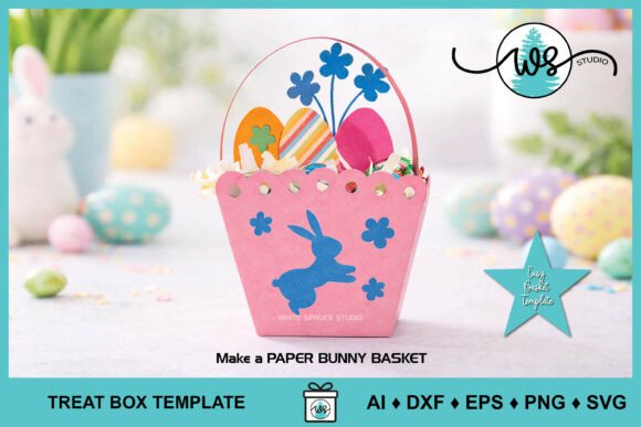 Crafting the Perfect Easter Bunny Basket: A Guide to the Bunny Treat Box SVG