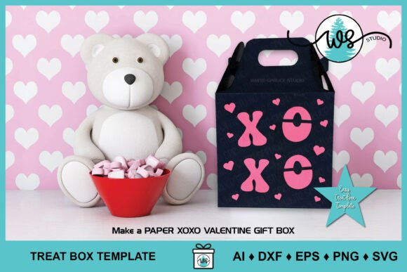 Crafting the Perfect Valentine: A Guide to the XOXO Gable Treat Box SVG