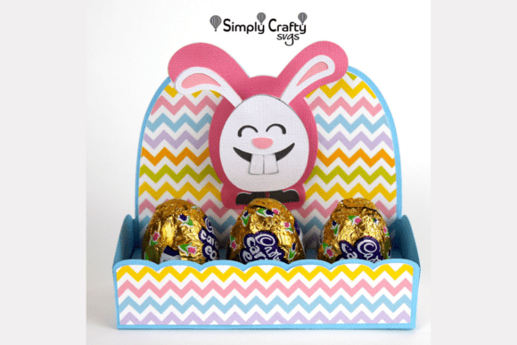 Crazy Egg Box SVG: Whimsical 3D Easter Packaging