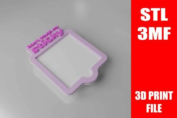 Don't Touch My Sticky Note Holder STL: 3D Print Guide