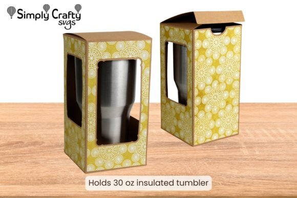 Elevating Drinkware Packaging with the Large Tumbler Fliptop Box SVG