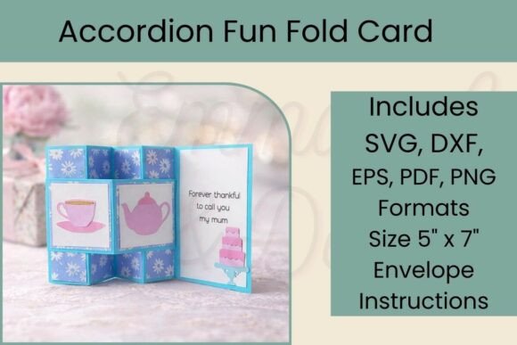 Elevating Paper Crafting with the Mothers Day Accordion Fun Fold Card SVG