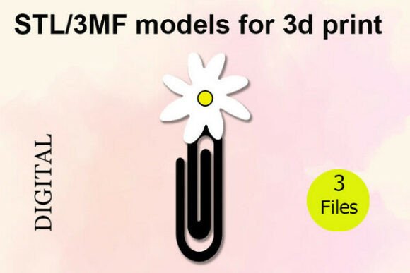 Evaluating Paper Clips, Daisy STL 3MF Files for 3D Printing
