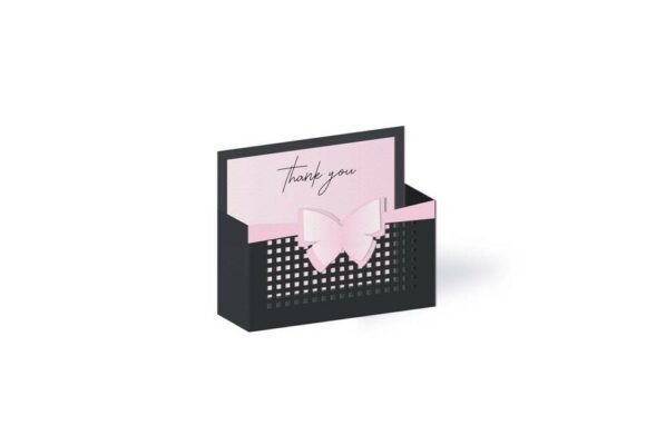 Grid Cutout Tray Favour Box with a Bow: Elevating Handmade Packaging