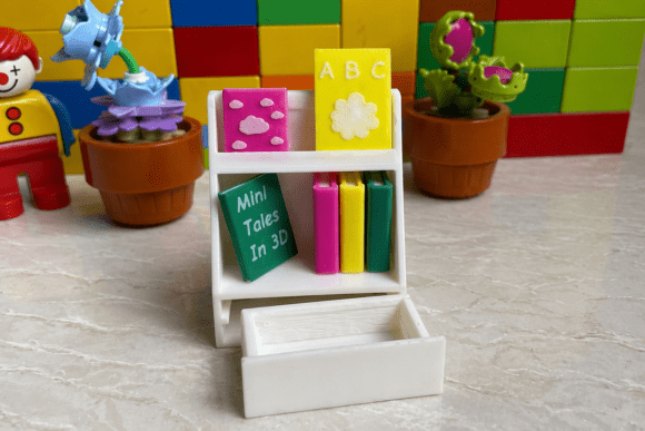 Miniature Billy Bookcase Dollhouse Decor: A 3D Printing Guide