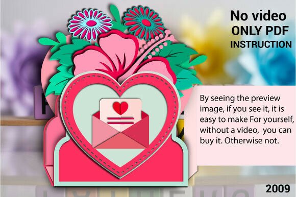 MOM S Heart Envelope Pop Up Card SVG2009: Crafting a Thirteen-Layer Masterpiece