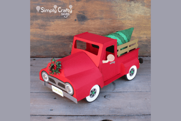 Pickup Truck SVG: Crafting a Detailed 3D Papercraft Vehicle