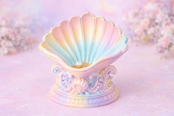 Sea Shell Trinket Dish STL: Elegant Coastal Decor