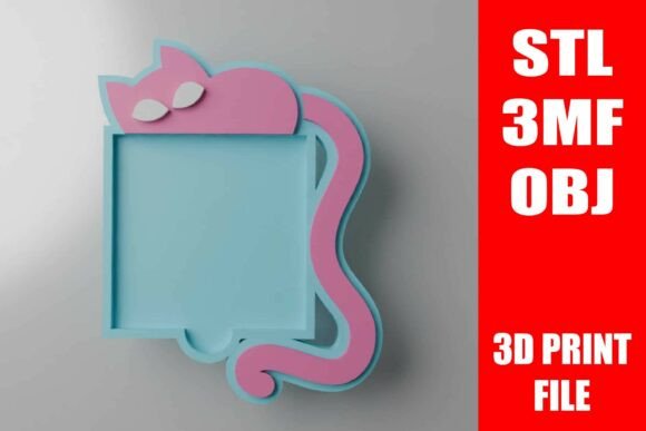 Sleeping Cat Sticky Note Holder: Integrating Functional Design into Daily Workflows