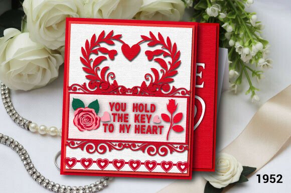 Valentine’s Day SVG Layer Gift Card 1952